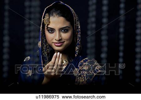 Stock Photography - Portrait of a Muslim woman. Fotosearch