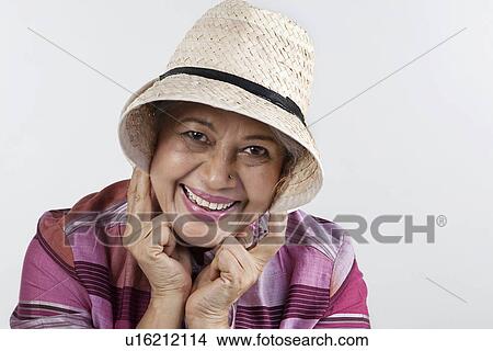 Portrait of an old woman smiling View Large Photo Image Picture - Portrait of an old woman smiling. Fotosearch