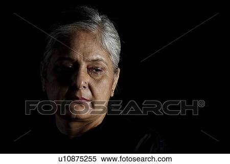 Stock Photography - Portrait of an old woman. Fotosearch