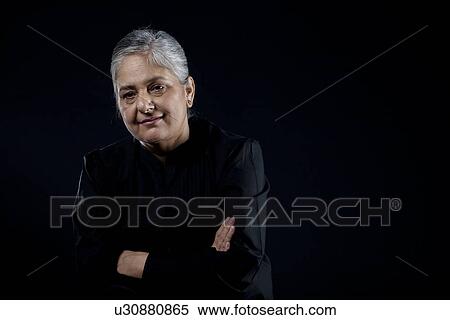 Stock Photography - Portrait of an old woman. Fotosearch