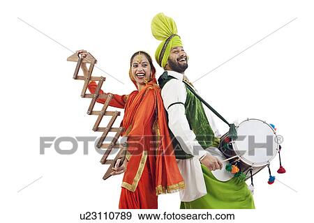 Stock Photo - Sikh couple enjoying themselves. Fotosearch