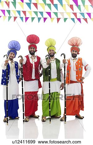 Sikh men posing with Khundis View Large Photo Image Stock Photo - Sikh men posing with Khundis. Fotosearch