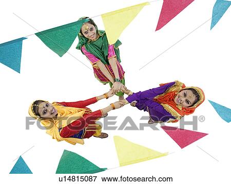 Sikh women dancing View Large Photo Image Stock Photo - Sikh women dancing. Fotosearch