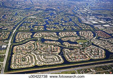 Aerial view of city View Large Photo Image Stock Photo - Aerial view of city. Fotosearch
