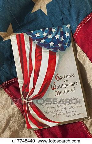 Stock Image - American flag. Fotosearch