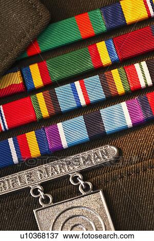 Armed services badges View Large Photo Image Stock Photo - Armed services badges. Fotosearch