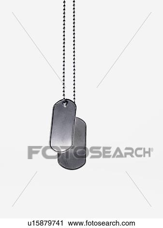 Stock Image - Army tags. Fotosearch