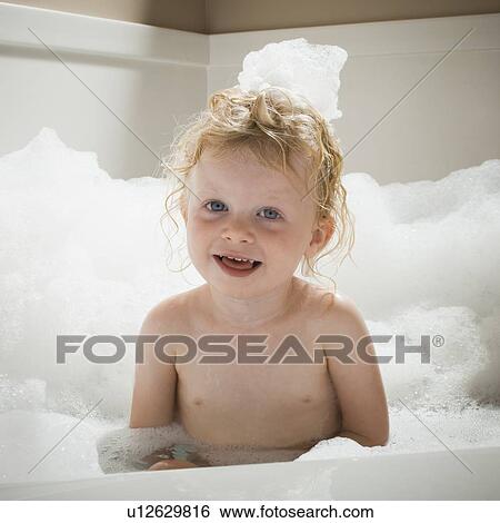 Stock Photograph - Bath time. Fotosearch