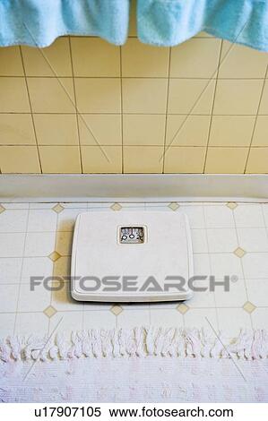 Stock Photography - Bathroom scale. Fotosearch