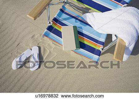 Stock Image - Beach chair. Fotosearch