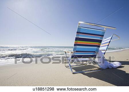 Beach chair View Large Photo Image Stock Photo - Beach chair. Fotosearch