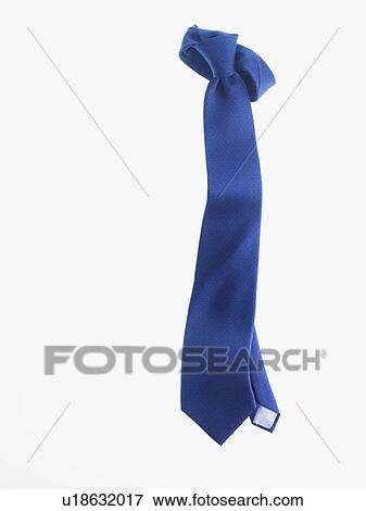 Stock Photo - Blue necktie. Fotosearch