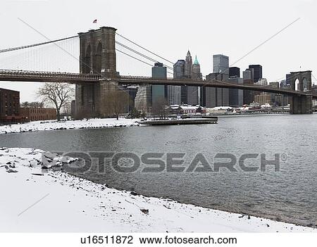 Brooklyn bridge View Large Photo Image Stock Image - Brooklyn bridge. Fotosearch