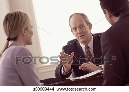 Picture - Business meeting. Fotosearch
