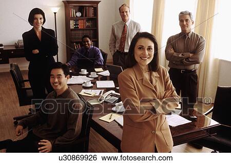 Business meeting View Large Photo Image Stock Photograph - Business meeting. Fotosearch
