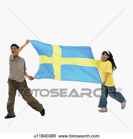 Children carrying flag View Large Photo Image Stock Photo - Children carrying flag. Fotosearch