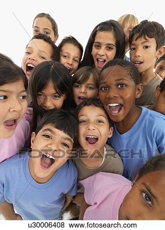 Children shouting View Large Photo Image Stock Photo - Children shouting. Fotosearch