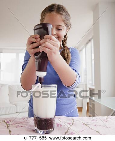 Stock Photography - Chocolate milk. Fotosearch