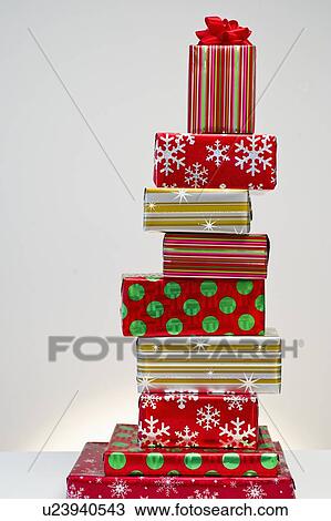 Stock Image - Christmas presents. Fotosearch
