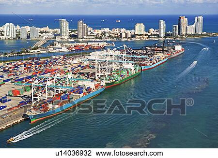 Stock Image - Commercial Dock. Fotosearch