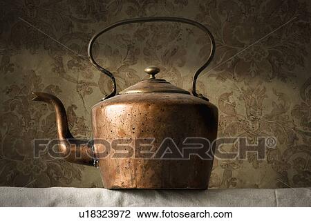 Copper tea kettle View Large Photo Image Stock Image - Copper tea kettle. Fotosearch
