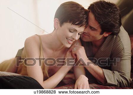 Couple embracing View Large Photo Image Stock Photo - Couple embracing. Fotosearch