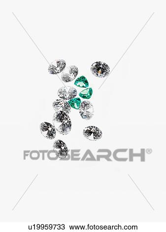 Diamonds and emeralds View Large Photo Image Stock Image - Diamonds and emeralds. Fotosearch