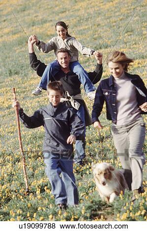 Family hiking View Large Photo Image Stock Photo - Family hiking. Fotosearch