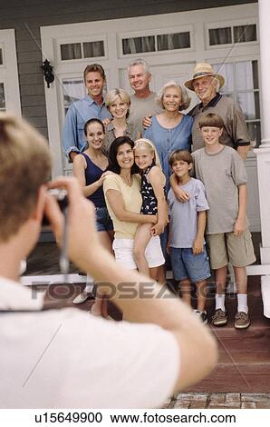 Stock Image - Family portrait. Fotosearch