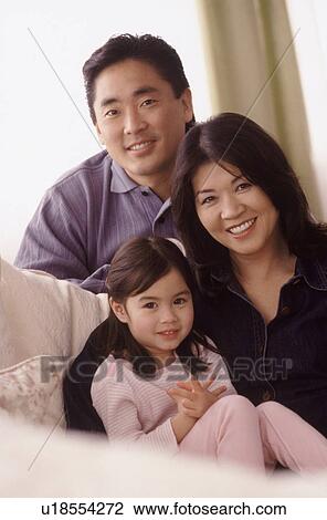 Stock Image - Family portrait. Fotosearch