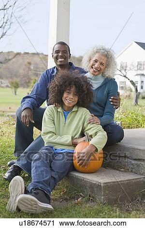 Family sitting on porch View Large Photo Image Stock Image - Family sitting on porch. Fotosearch
