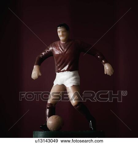 Figurine of soccer player View Large Photo Image Stock Photo - Figurine of soccer player. Fotosearch