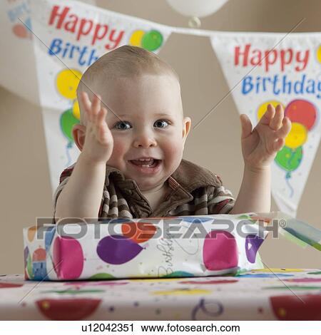 Stock Image - First birthday. Fotosearch