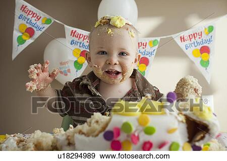 First birthday View Large Photo Image Stock Photo - First birthday. Fotosearch