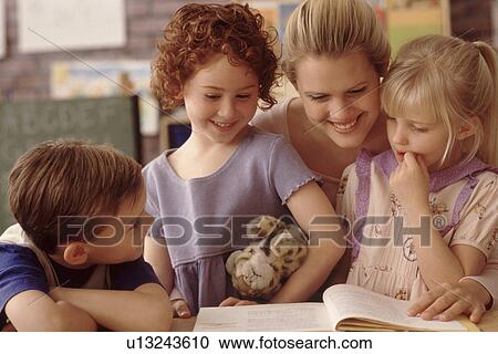 Group of children in classroom View Large Photo Image Stock Image - Group of children in classroom. Fotosearch
