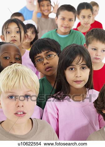 Picture - Group of children. Fotosearch