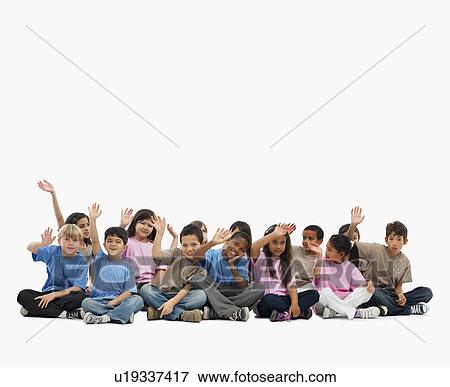 Stock Photo - Group of children. Fotosearch