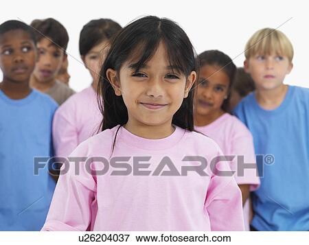 Stock Photo - Group of children. Fotosearch
