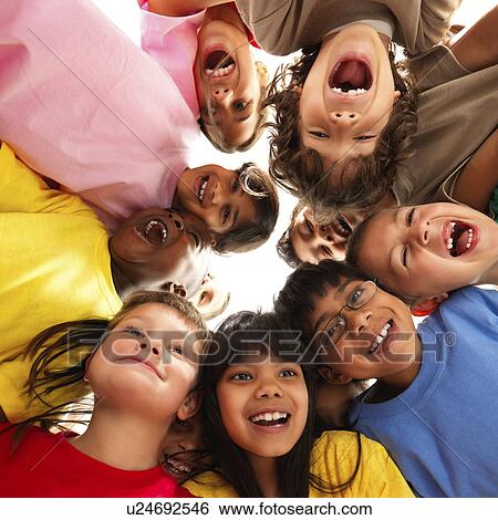 Stock Photograph - Group of children. Fotosearch