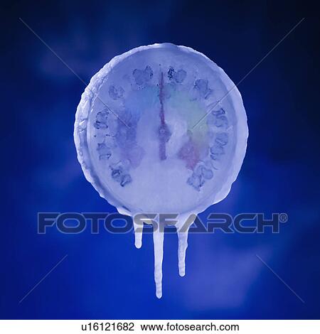 Ice on thermometer View Large Photo Image Stock Image - Ice on thermometer. Fotosearch