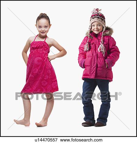 Stock Photo - Identical twins. Fotosearch