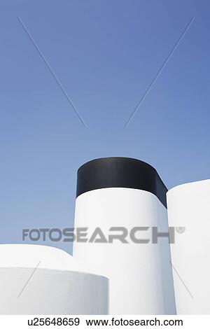 Stock Photo - Industrial smokestack. Fotosearch