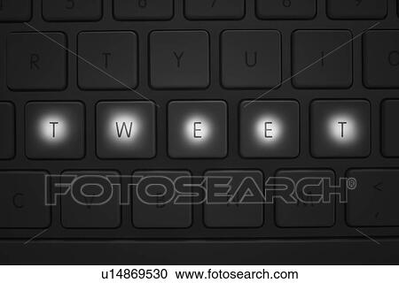 Stock Image - Keys on keyboard. Fotosearch