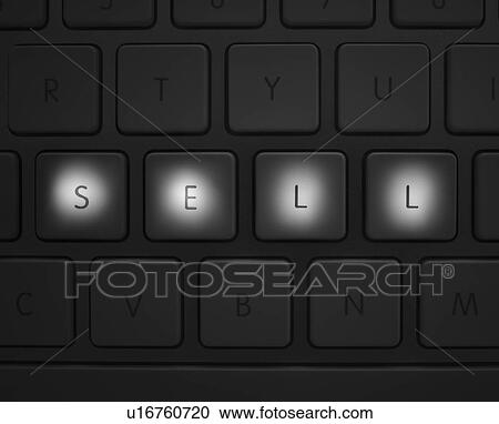 Stock Image - Keys on keyboard. Fotosearch