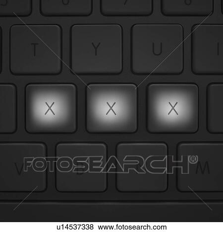 Stock Photo - Keys on keyboard. Fotosearch
