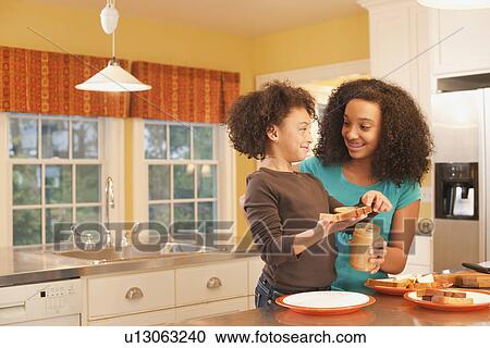 Making peanut butter sandwiches View Large Photo Image Stock Image - Making peanut butter sandwiches. Fotosearch