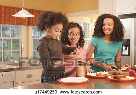 Making peanut butter sandwiches View Large Photo Image Stock Image - Making peanut butter sandwiches. Fotosearch
