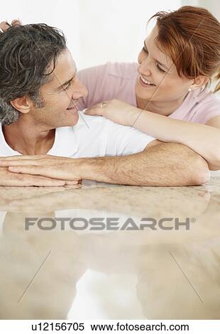 Man and woman talking View Large Photo Image Stock Photography - Man and woman talking. Fotosearch