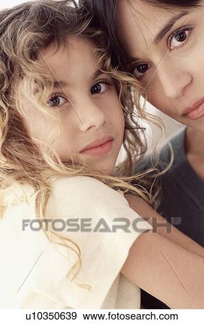 Stock Photo - Mother and daughter. Fotosearch