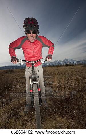 Mountain biker View Large Photo Image Stock Image - Mountain biker. Fotosearch
